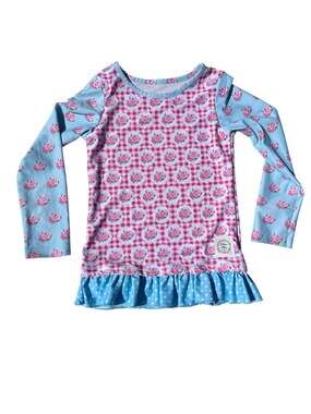 Olive‎ Mae Ruffle Top Kids Size 6 Long Sleeve